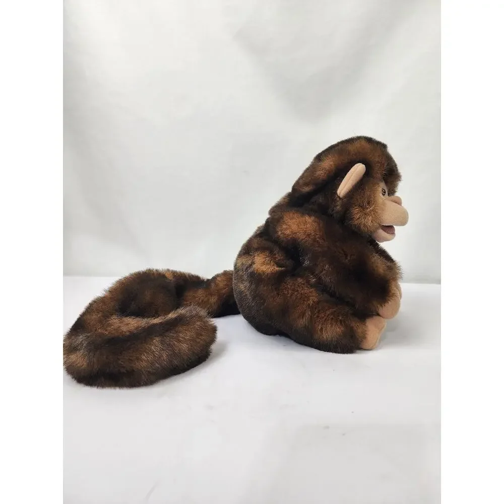 Folkmanis Smiling Fuzzy Soft Monkey Full Body Hand 9